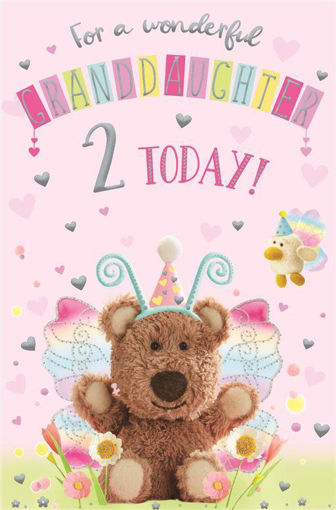 Picture of WONDERFUL GRANDDAUGHTER 2 TODAY CARD